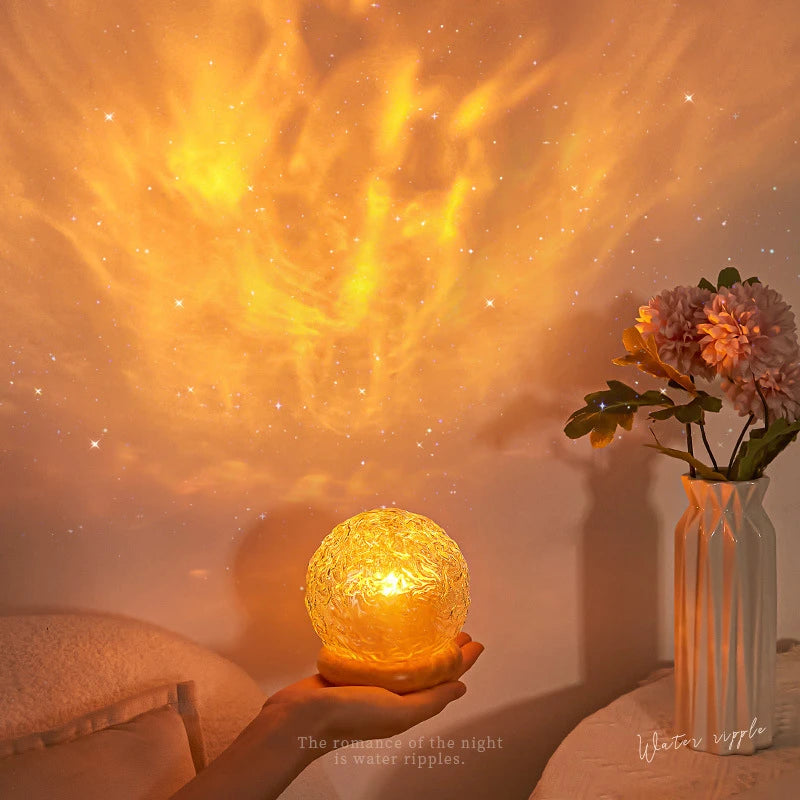 Luminária globo - Aurora Crystal [Seu Quarto Iluminado Pela Aurora]