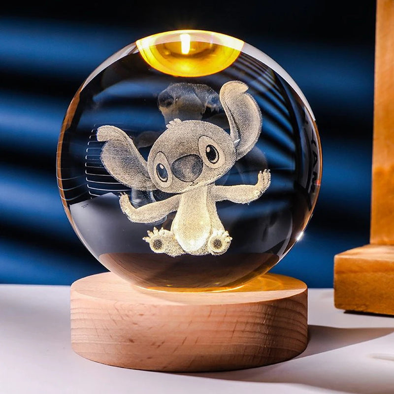 Luminária globo - StitchLuminus [Decoração linda e nostálgica]